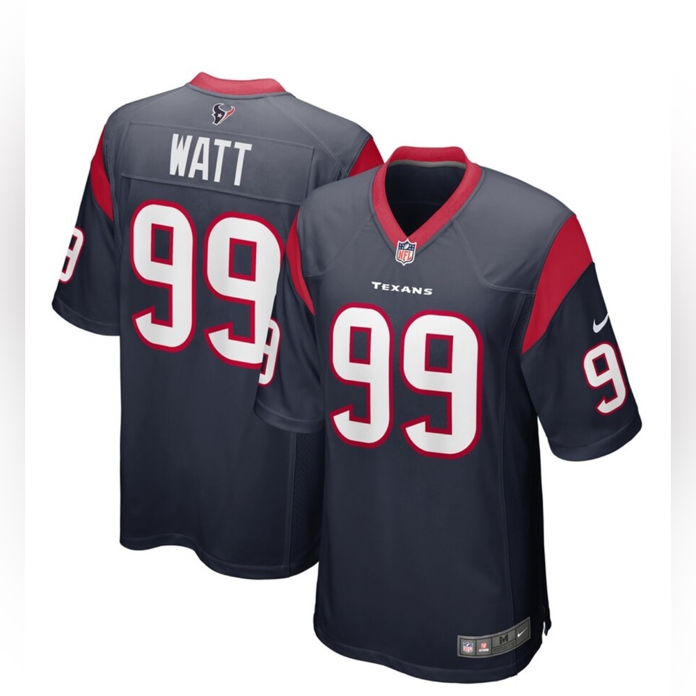 🏈NFL🏈Houston Texans JJ Watt Nike on field youth jersey. Size L 14/16